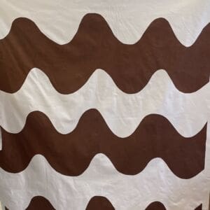Marimekko Fabric Lokki Brown 136x153cm Maija Isola