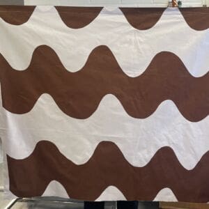 Marimekko Fabric Lokki Brown 136x1118cm Maija Isola