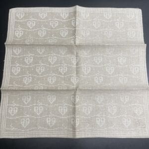Tampella Lehti Small Tablecloth 44x46cm off white Dora Jung