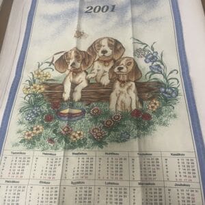 Kalenteripyyhe 2001