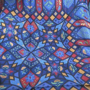 Silk Scarf Blue by  Marja Kurki 85x88cm