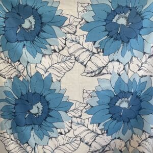 Finlayson Curtain Blue Flowers 134x185cm