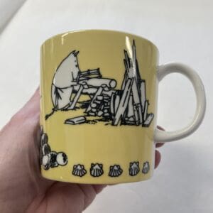 Moomin Mug Yellow 1990's 3dl