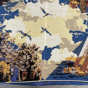 Silk Scarf Finnair 75 years by  Marja Kurki 87x88cm