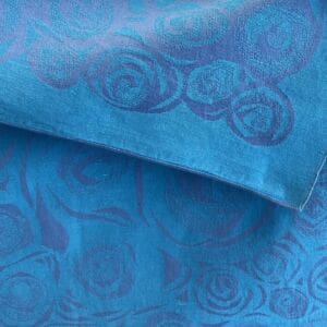 Tampella Primavera Tabblecloth Turquoise 150x150cm Marjatta Metsovaara