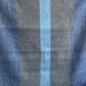 Crash Linen Tablecloth Blue 115x136cm