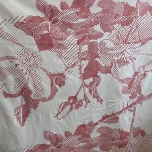 Red and White Tablecloth Ruusu 146x192cm Sakari Papunen