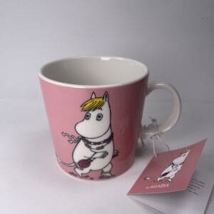 Arabia Moomin mug Snorkmaiden pink