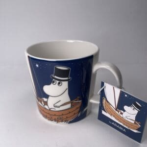 Arabia Moomin Mug Moominpappa Dark Blue 3dl