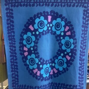 Retro Tablecloth Pink Bells  90x72cm