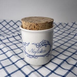 Arabia Spice jar Blue Kithchen Nejlika