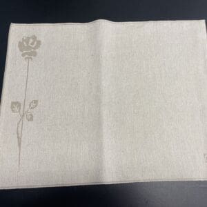 Tampella Ruusu Place Mat 44,5x34cm light beige Dora Jung