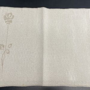 Tampella Ruusu Place Mat 40x32,5cm light beige Dora Jung