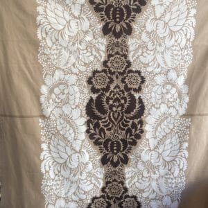 Marimekko vintage Ananas Curtain 123x215cm beige Maija Isola