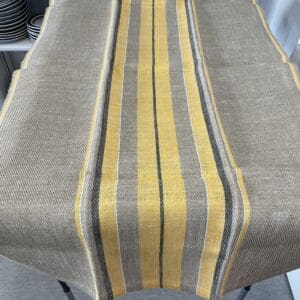 Kainuun pirtti runner 73x140cm crash linen