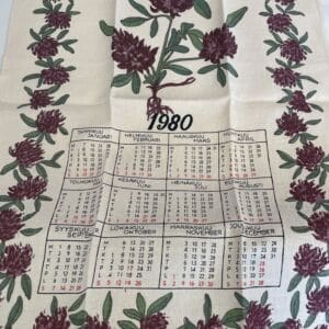 Kalenteripyyhe 1980