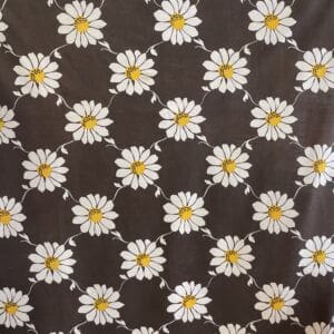 Daisy Tablecloth 138x194cm Brown