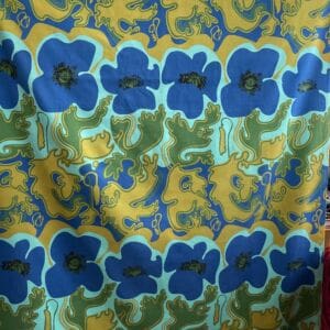 A. Sandersson Curtain Floppy Poppy 117x215cm