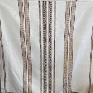 Barker pöytäliina ruskeat kuviot 127x123cm