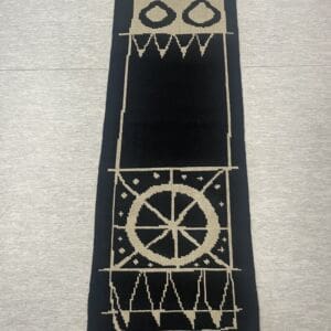 Musta täkänä Vesimylly 43x125cm Maija-Liisa Forss-Heinonen