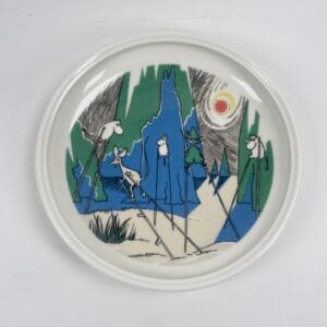 Muumipeikko ja pyrstötähti lautanen 18cm