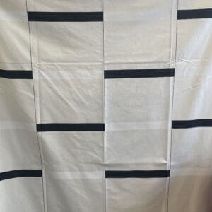 Geometrinen puuvillaverho 144x240cm