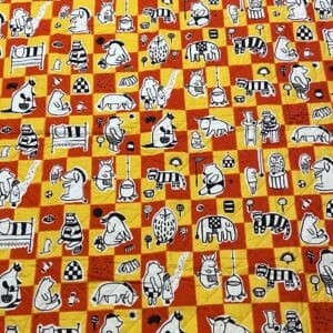 Marimekko tikkikangas Nalle 142x170cm Maija Isola