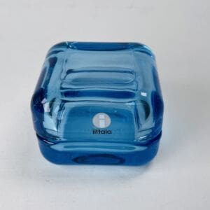 Iittala siniturkoosi vitriini 60x60mm Anu Penttinen