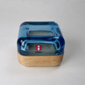 Iittala siniturkoosi / tammi Vitriini 60x60mm Anu Penttinen