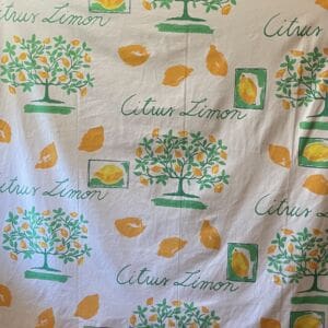 Finlayson kangas Citrus Limon 149x149cm