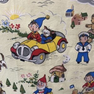 Noddy Fothergay Fabric Curtain 112x130cm from 1964