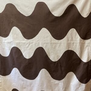 Marimekko verho Lokki ruskea 147x170cm Maija Isola