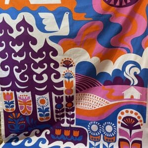 Marimekko taidekangas Ihmemaa 148x240cm Sanna Annukka