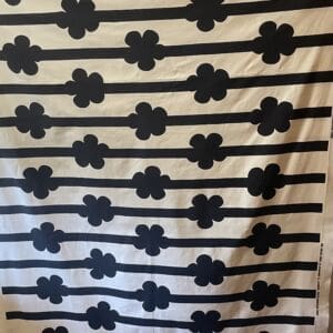 Marimekko vintage verho Menuetti 141x233cm Anneli Qveflander