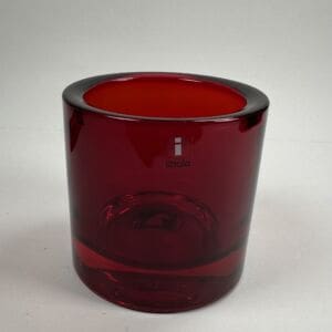Iittala Iso Kivi tuikku Punainen 80mm