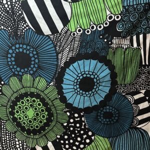 Marimekko kangas Siirtolapuutarha 145x293cm Maija Louekari